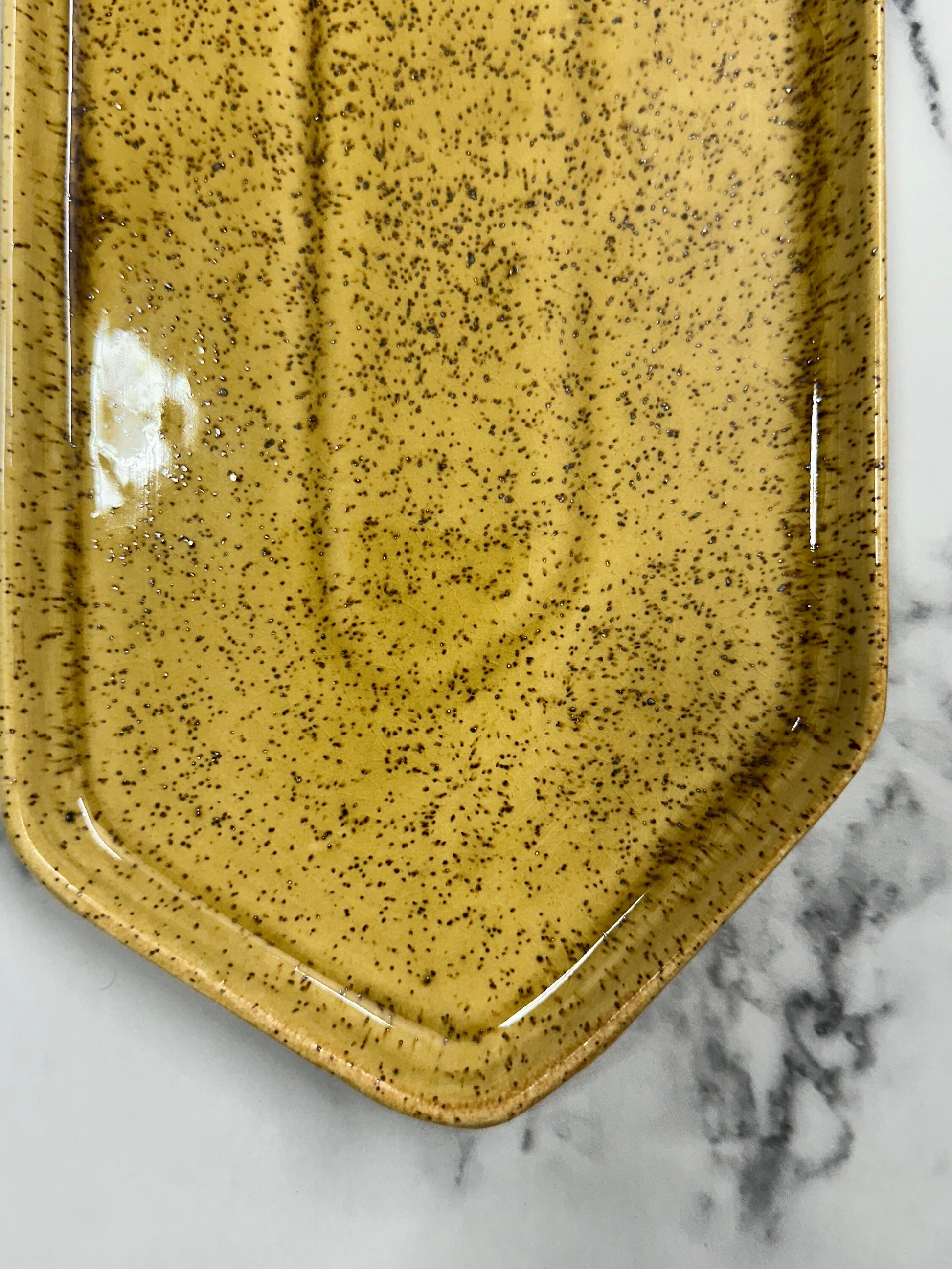 Ochre Ceramic Handmade Tray - Atyahara Rocks and Minerals