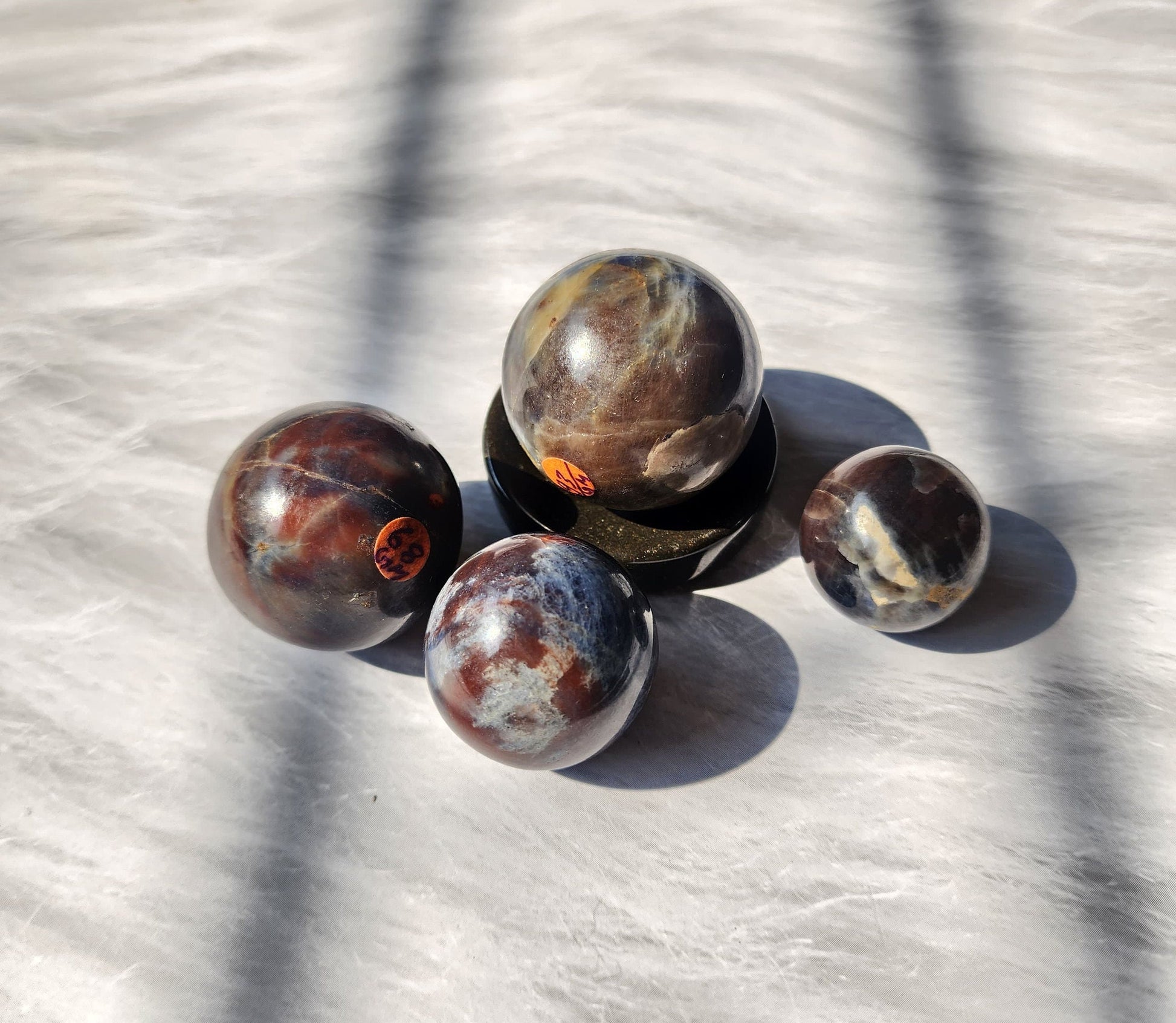 Star Sapphire Spheres - Atyahara Rocks and Minerals