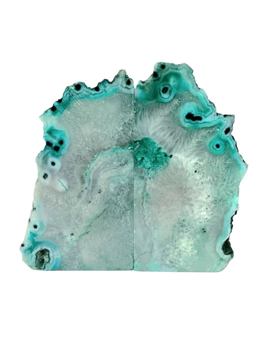 Light Green Agate Bookend - Atyahara Rocks and Minerals