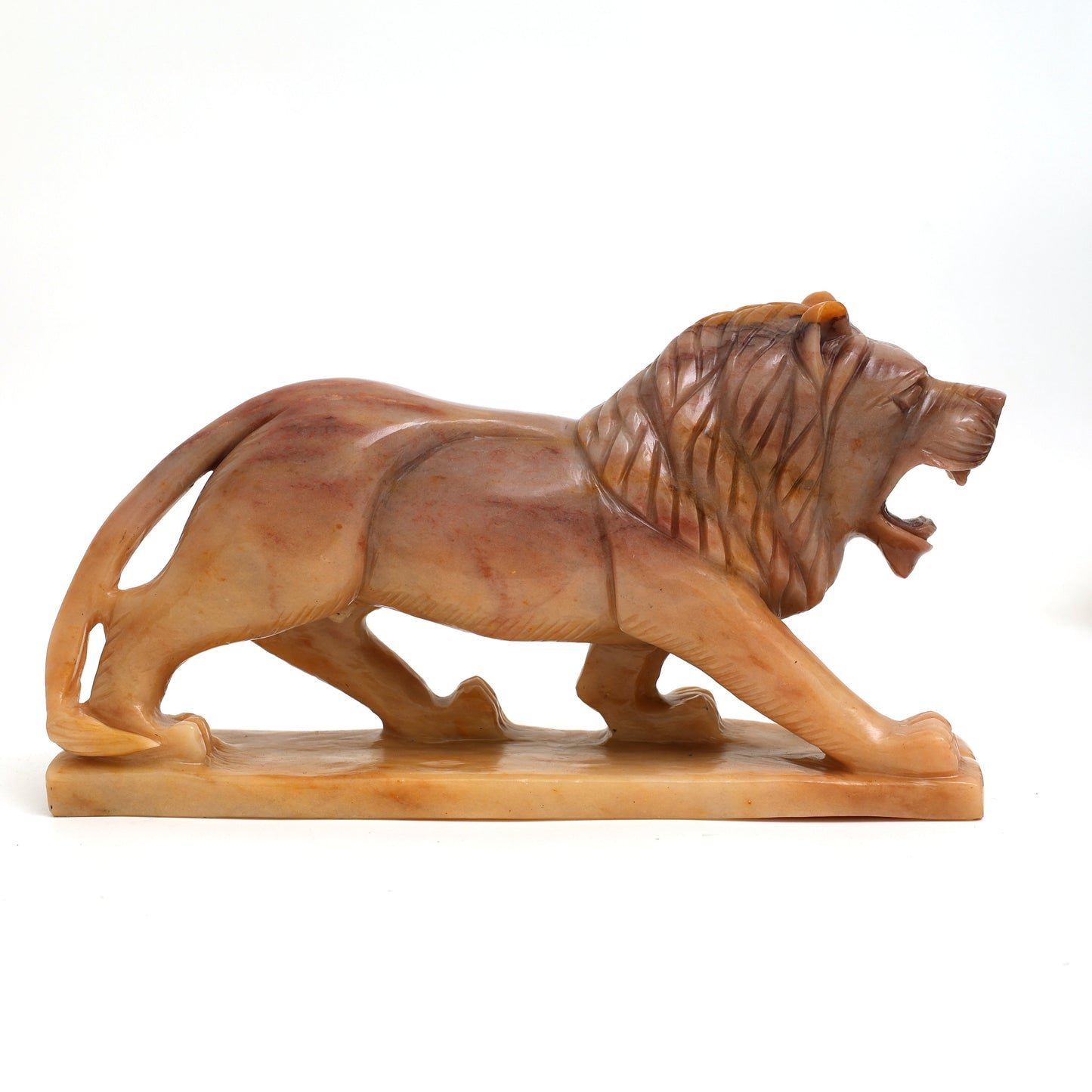 Agate Lion Sculpture - Atyahara Rocks and Minerals