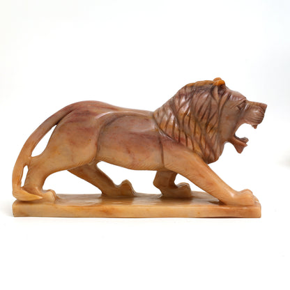 Agate Lion Sculpture - Atyahara Rocks and Minerals