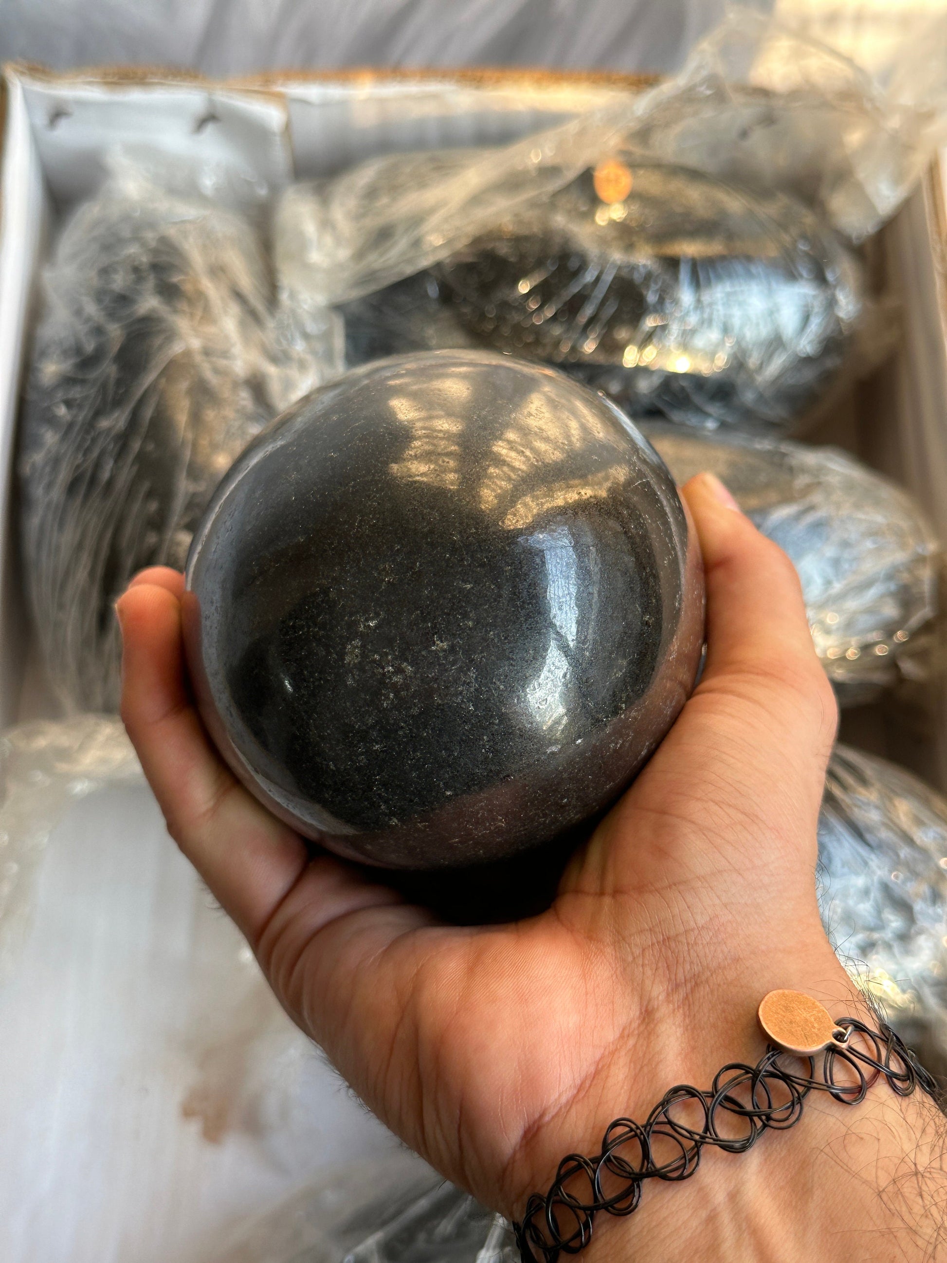 Black Shiva Lingam - Atyahara Rocks and Minerals