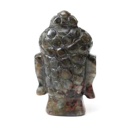 Labradorite Buddha Head 4'' - Atyahara Rocks and Minerals