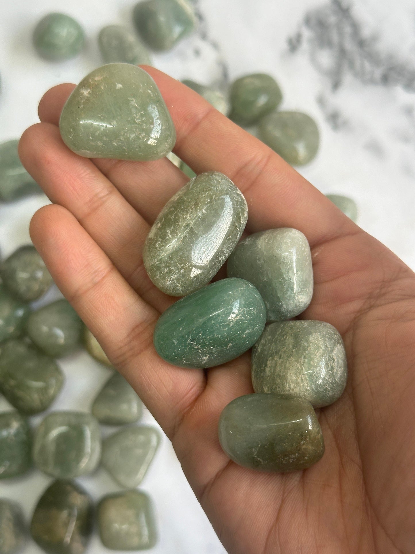 Mint Aventurine Tumbled Stone - Atyahara Rocks and Minerals