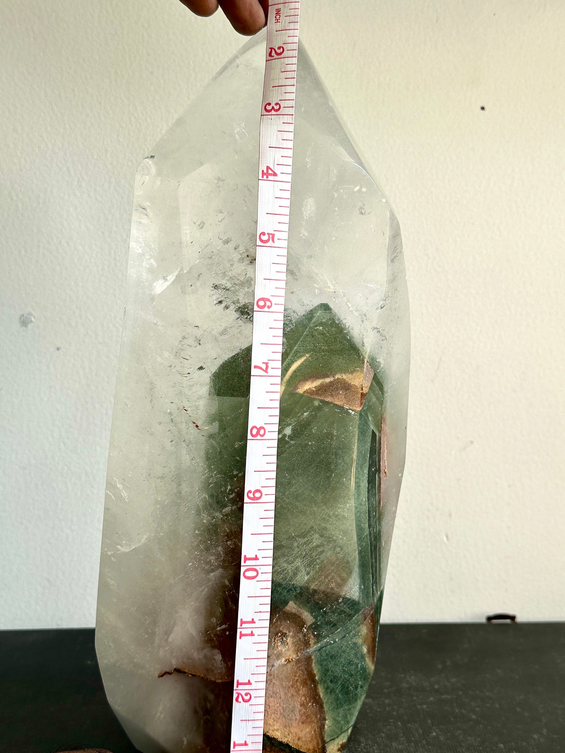 Phantom Quartz with Green Fluorite Inclusion - Atyahara Rocks and Minerals