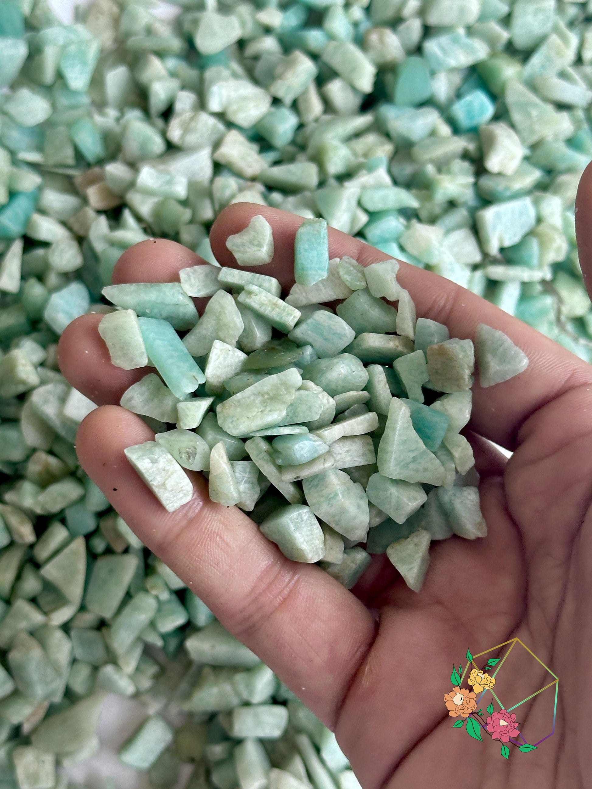 Amazonite Chips - Atyahara Rocks and Minerals