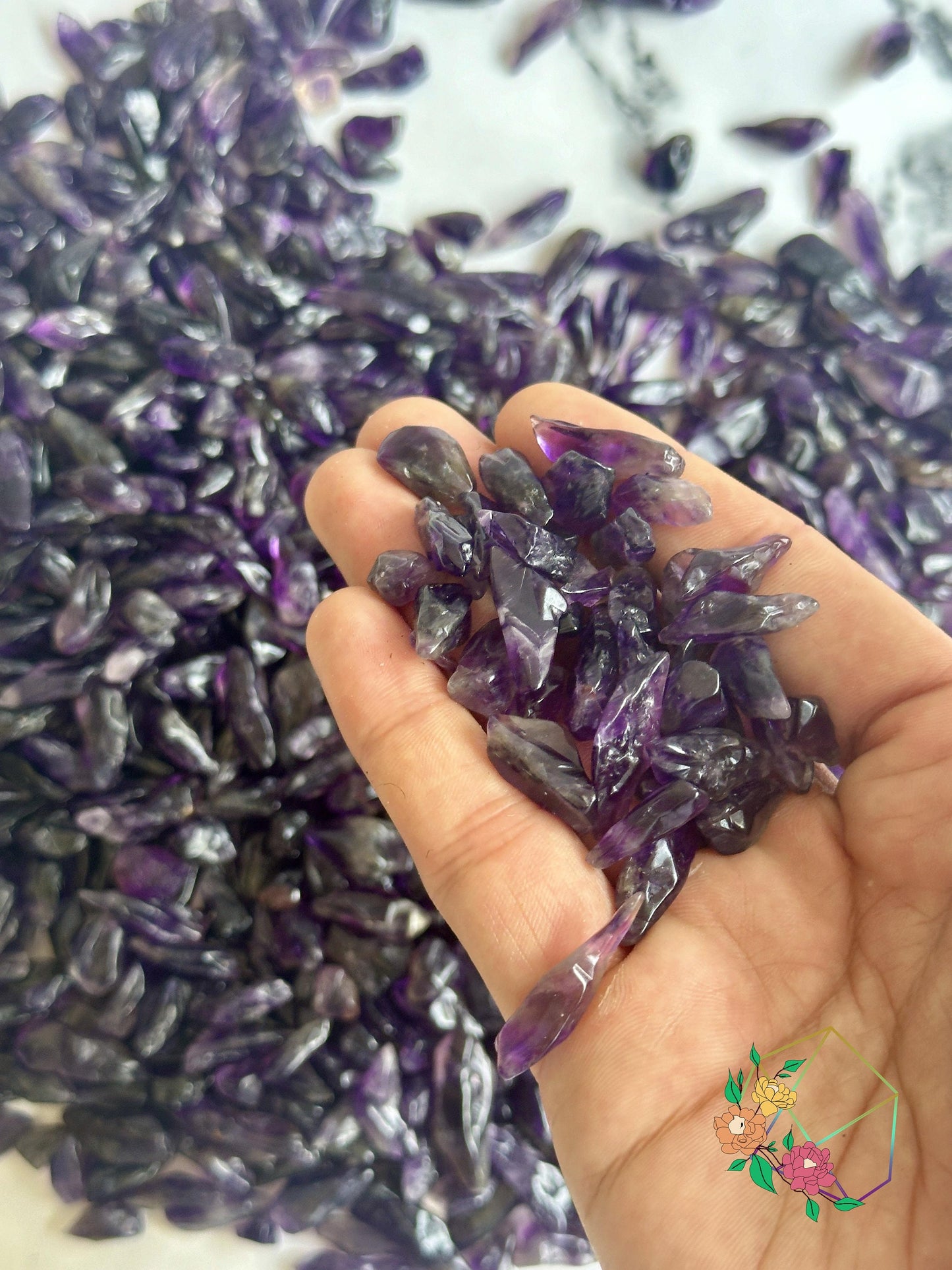 African Amethyst Chips - Atyahara Rocks and Minerals