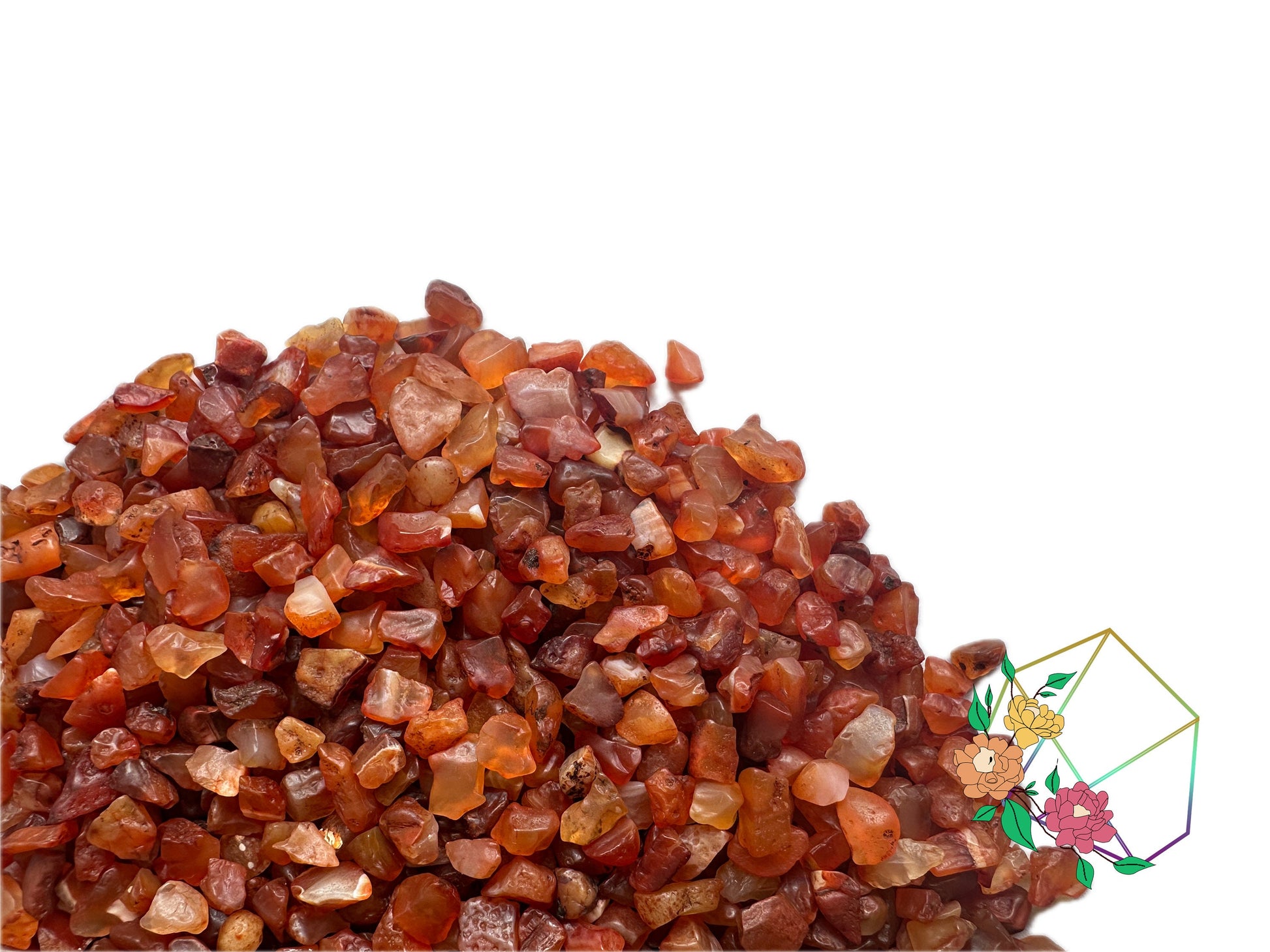 Carnelian Chips (10-15 mm) - Atyahara Rocks and Minerals