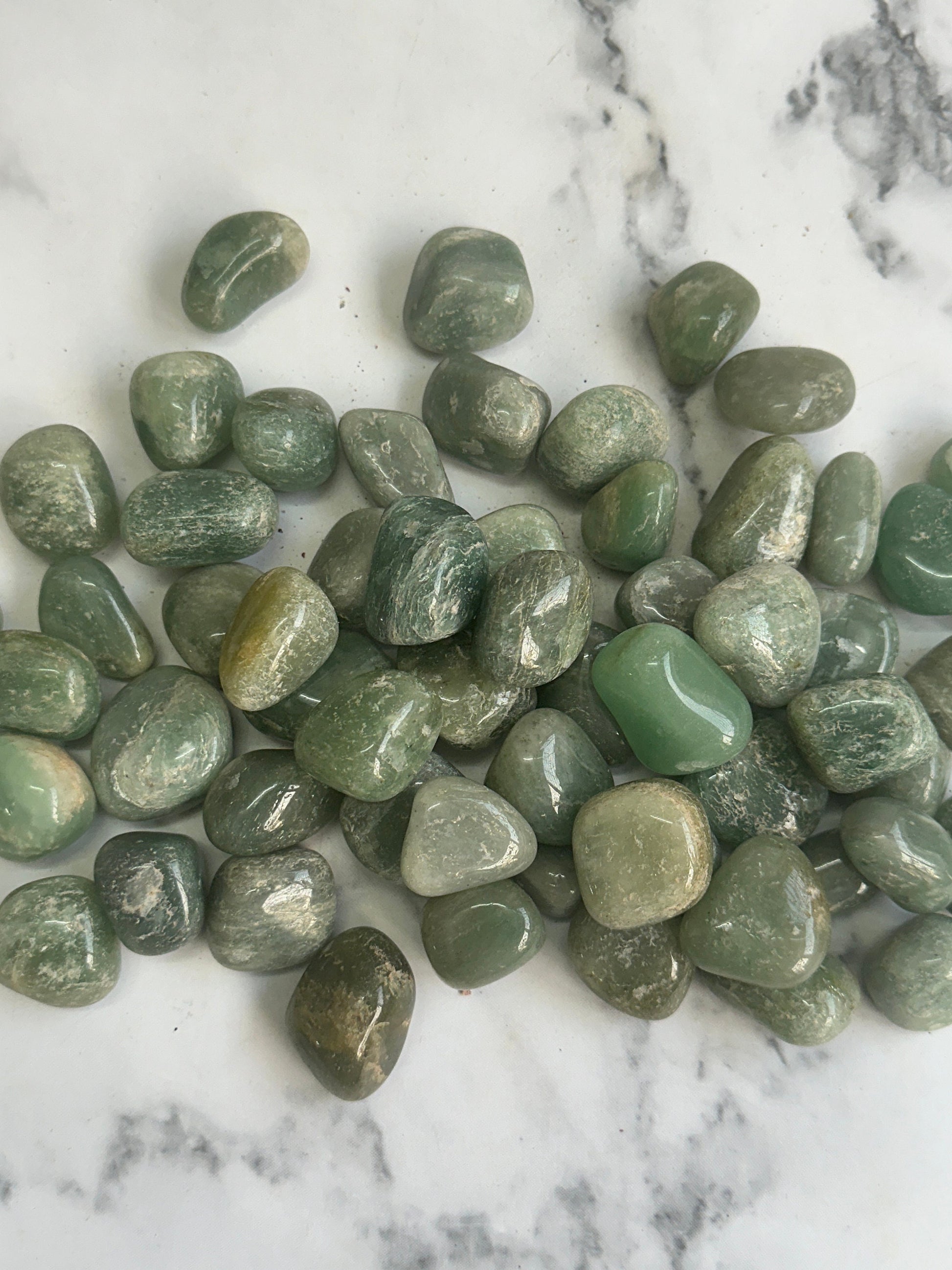 Mint Aventurine Tumbled Stone - Atyahara Rocks and Minerals