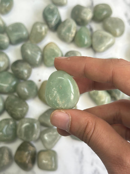 Mint Aventurine Tumbled Stone - Atyahara Rocks and Minerals