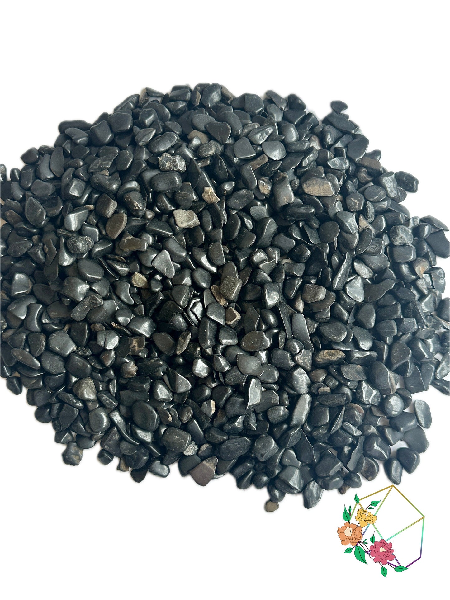 Natural Black Agate Chips - Atyahara Rocks and Minerals