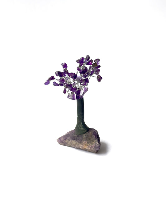 Mini Amethyst Chip Tree - Atyahara Rocks and Minerals