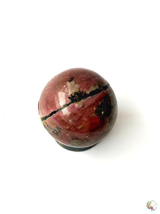 Rhodonite Sphere 4'' - Atyahara Rocks and Minerals