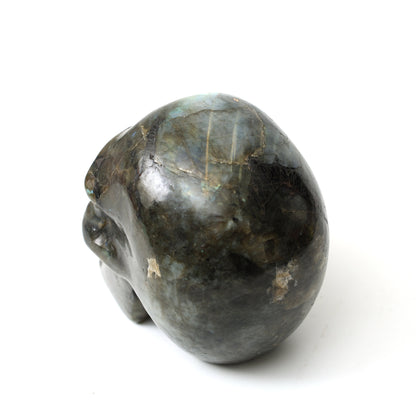 Labradorite Hand-Carved Skull - Atyahara Rocks and Minerals