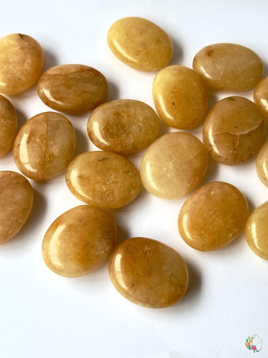 Yellow Aventurine Palmstones - Atyahara Rocks and Minerals