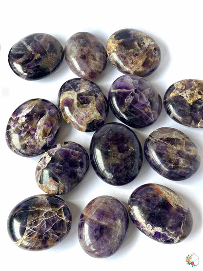 Chevron Amethyst Palmstone - Atyahara Rocks and Minerals