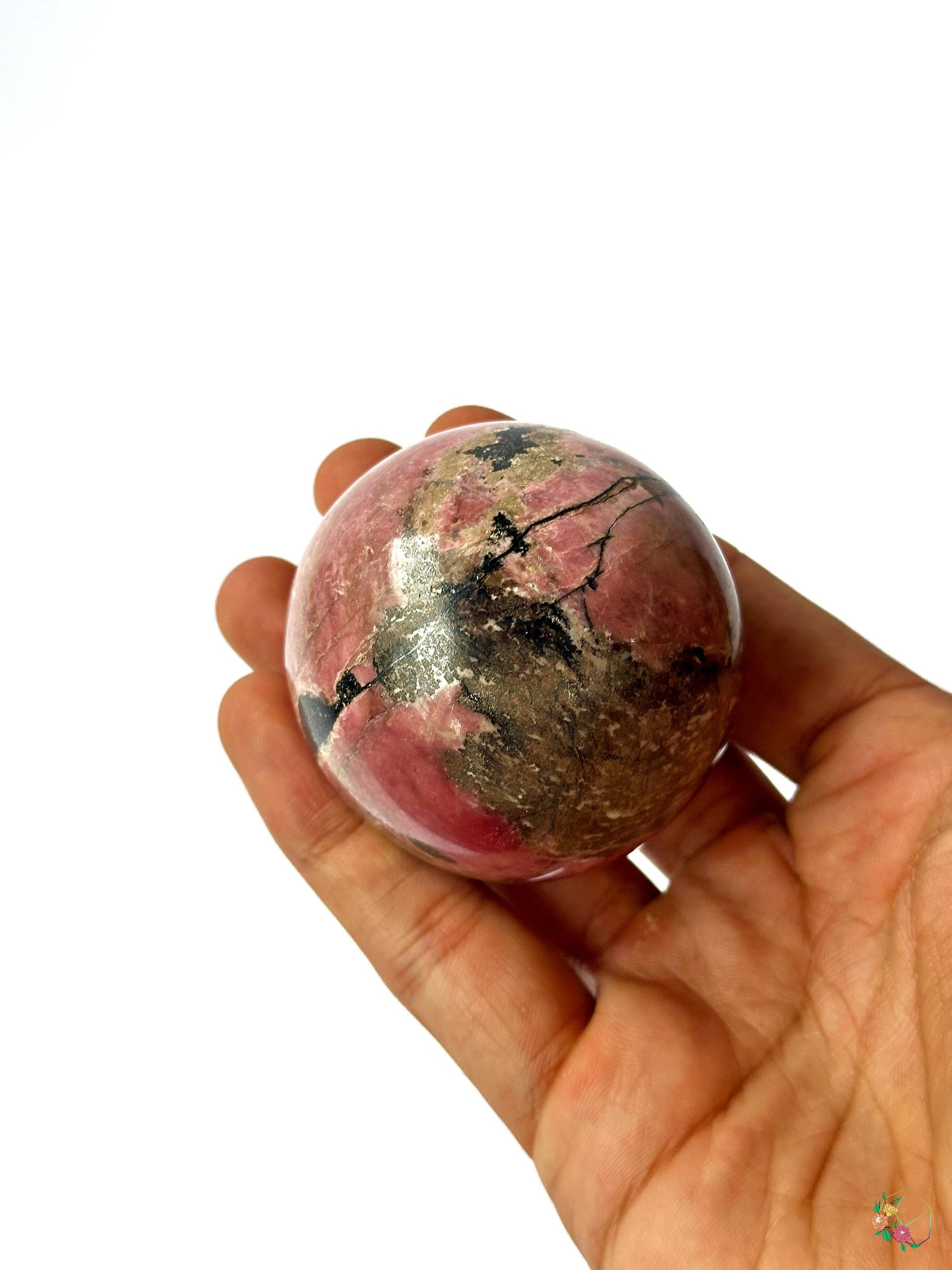 Rhodonite Sphere 4'' - Atyahara Rocks and Minerals