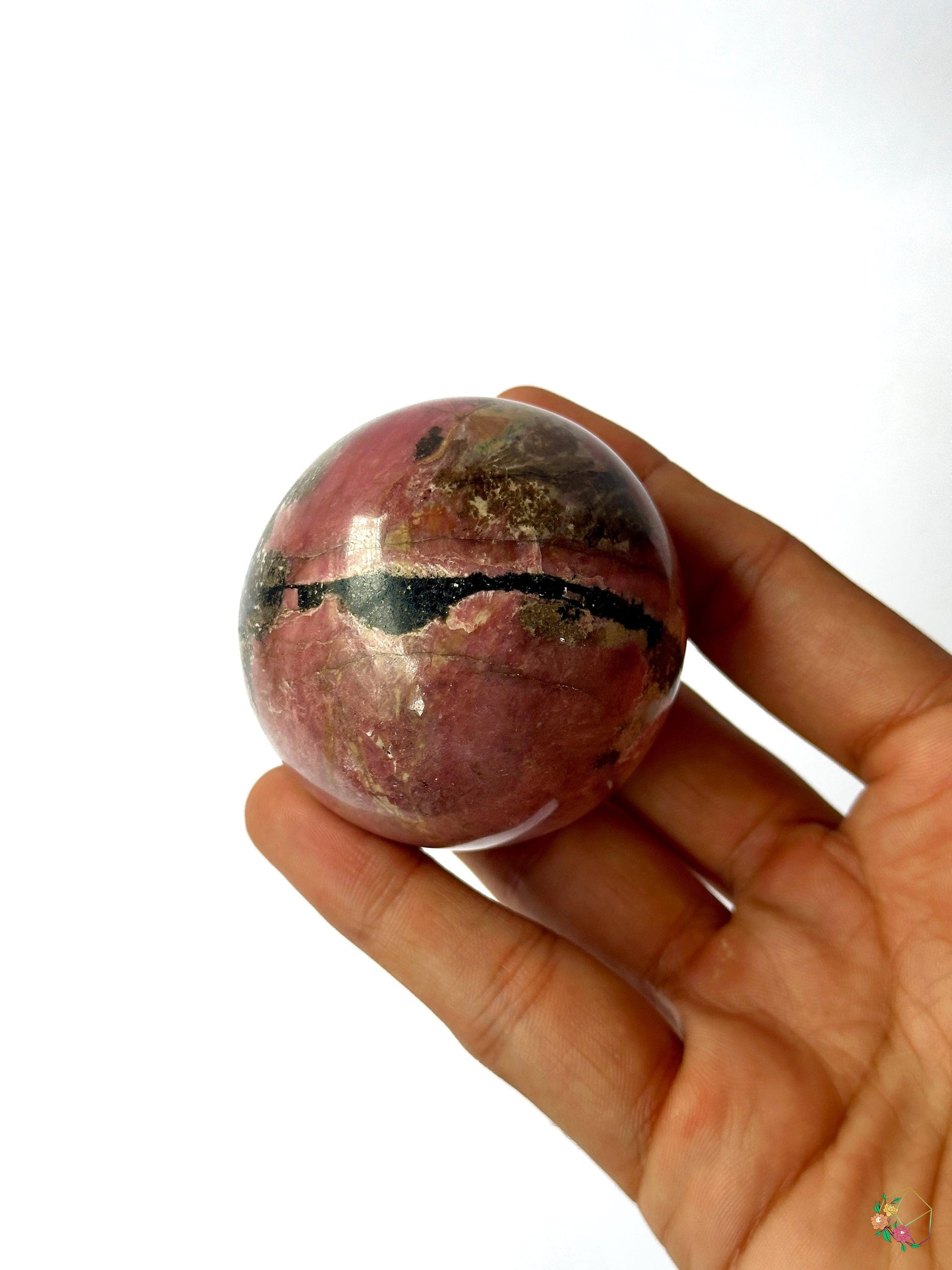 Rhodonite Sphere 4'' - Atyahara Rocks and Minerals