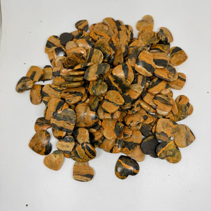 Bumblebee Jasper Mini Heart